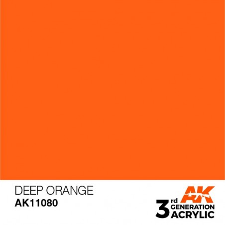 Deep Orange - Intense - Peinture 3ème Gen.