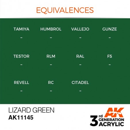 Lizard Green - Standard - Peinture 3ème Gen.