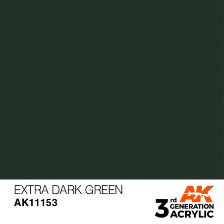 Extra Dark Green - Standard - Peinture 3ème Gen.