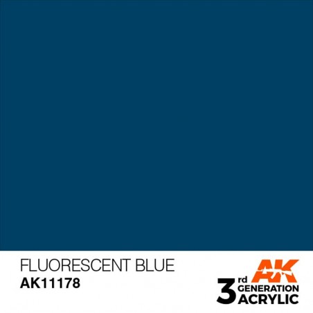 Fluorescent Blue - Standard - 3rd Gen. paint