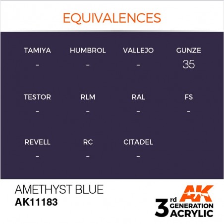 Amethyst Blue - Standard - Peinture 3ème Gen.