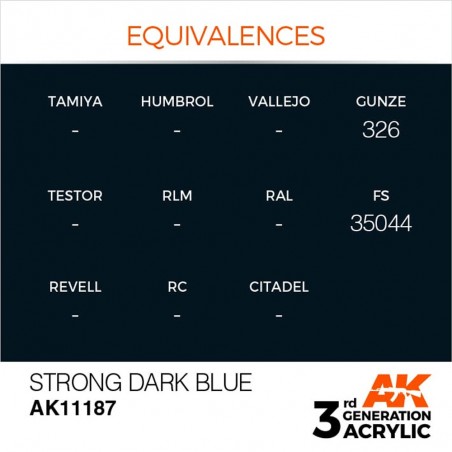 Strong Dark Blue - Standard - Peinture 3ème Gen.