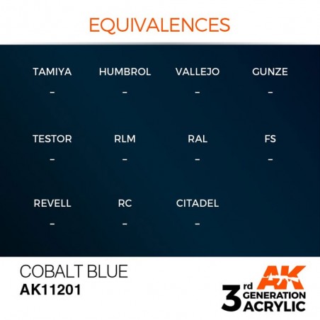 Cobalt Blue - Metallic - Peinture 3ème Gen.