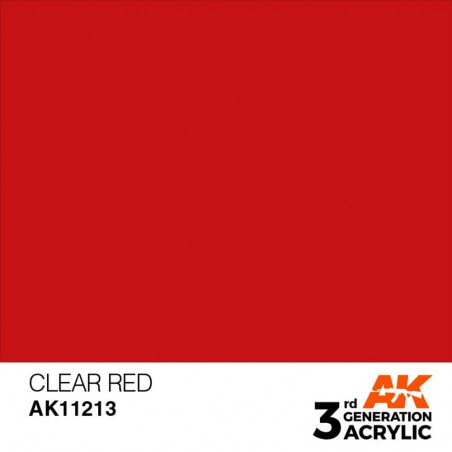 Clear Red - Standard - Peinture 3ème Gen. Clear Red - Standard - Peinture 3ème Gen.