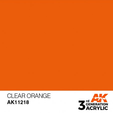 Clear Orange - Standard - Peinture 3ème Gen.