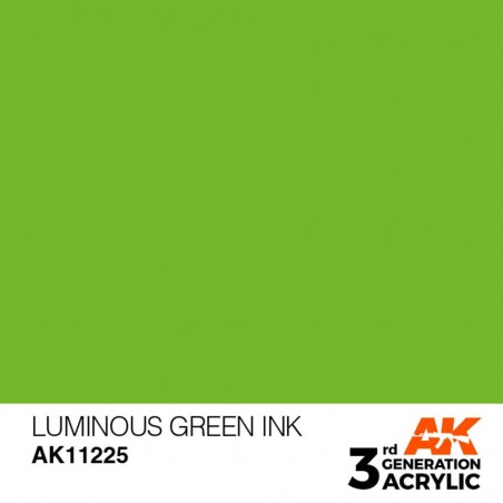 Luminous Green - Ink - Peinture 3ème Gen.