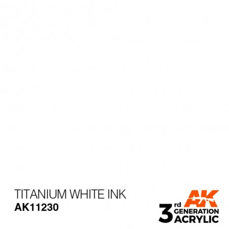 Titanium White - Ink - Peinture 3ème Gen.