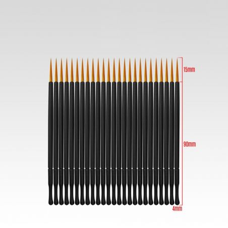 Pinceaux jetables synthétiques