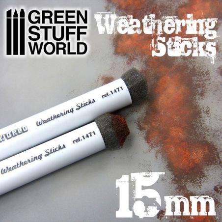 Pinceaux pour Weathering 15mm Pinceaux pour Weathering 15mm