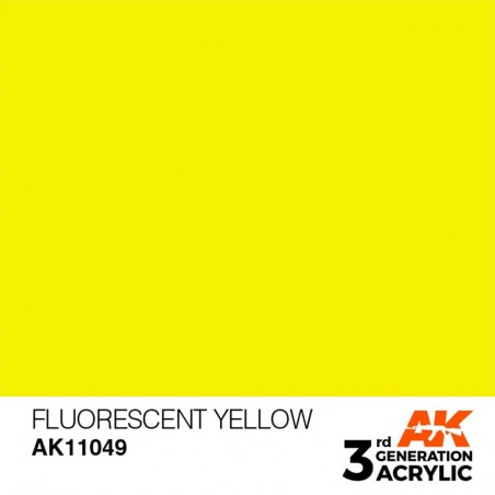 Fluorescent Yellow - Standard - Peinture 3ème Gen.