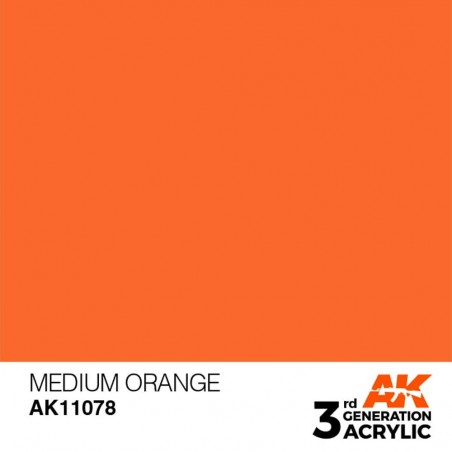 Medium Orange - Standard - Peinture 3ème Gen.